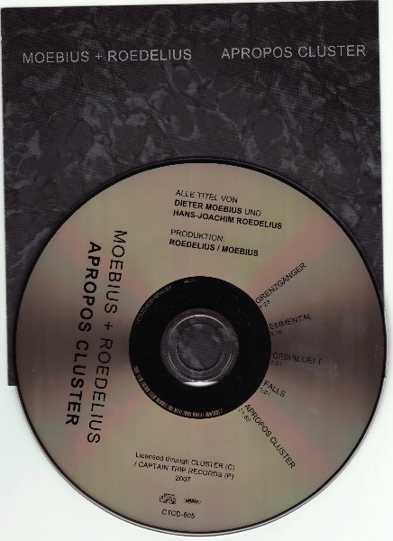 cd & booklet, Moebius + Roedelius - Apropos Cluster